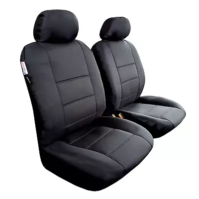 Front Pair Heavy Duty Canvas Seat Cover For Ssangyong Musso XLV Ultimate • $74.79