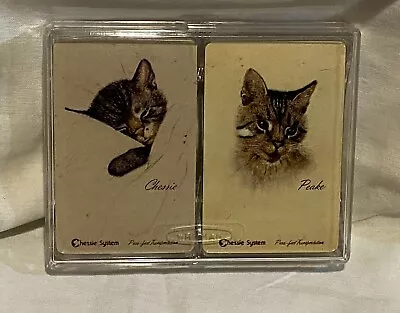 Sealed Chesapeake & Ohio Railway Chessie & Peake Cat Playing Cards Purr-fect • $25.63