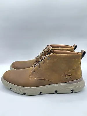 Skechers Men’s Boots Garza Fontaine Size 9 Brown | 204903/CDB | • $59.99