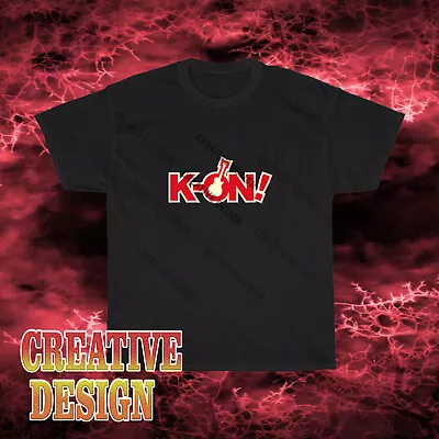 New Design K-On Anime Music Series Logo Unisex Black T-Shirt Funny Size S To 5XL • $24