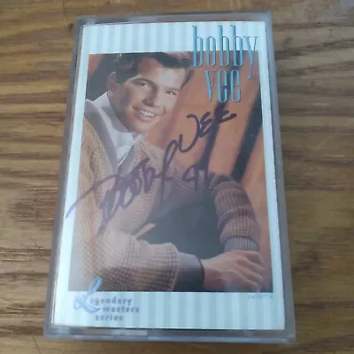 Autographed Bobby Vee Cassette Legendary Mastesr Series Rare HTF VTG OOP • $32.74