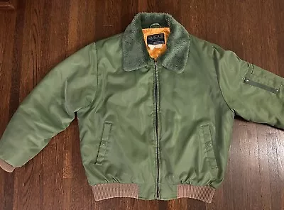 Vintage Bomber Flight Jacket • $44