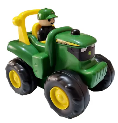 JOHN DEERE ERTL Green Tractor Gator Tread Toddler / Infant Push Farm Toy • $29.95