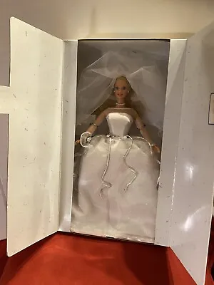Vintage 1999 Mattel Blushing Bride Barbie Fashion Doll Blonde • $50