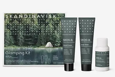 £7.99 • Buy Skandinavisk SKOG Glamping Kit, Gift Set, Body Wash And Lotion, Hand Cream NEW