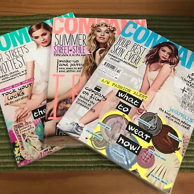 VINTAGE READING!!  3 UK Cosmopolitan Magazines - Sept 2012 May 2013 &  Oct 2014 • $7.46