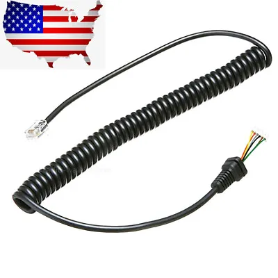 Microphone Cord Cable For Yaesu MH-48A6J MH-42B6J FT-2600 FT-2800 FT-2800M Mic • $6.79