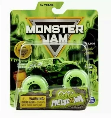 2021 Monster Jam Monster Truck OCD MELTDOWN LIMITED 1/5000 GLOW IN DARK TIRES • $24.99