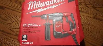 Milwaukee 5263-21 5/8  5.5 Amp SDS Plus Rotary Hammer Drill Kit • $110