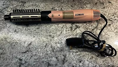 Conair 2 In 1 Double Ceramic Hot Air Brush Hairbrush Hair Dryer Tested • $17.95