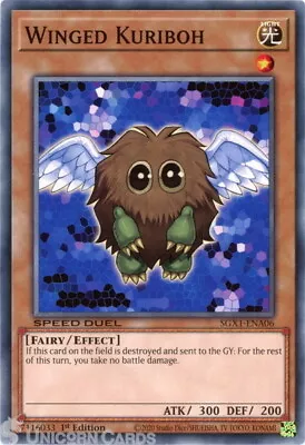 SGX1-ENA06 Winged Kuriboh Common 1st Edition Mint YuGiOh Card • £0.99