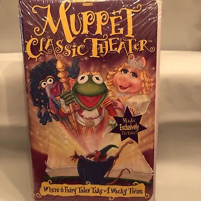 Muppet Classic Theater (VHS 1994) Factory Sealed✅ • $5.99