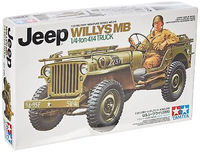 Tamiya - 35219 - Model - Jeep Willys 1/4 Ton - Scale 1:35 Brown Black • $22.80