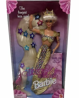 1995 Mattel Barbie Jewel Hair Mermaid Doll - 14686 Blonde  NRFB • $92