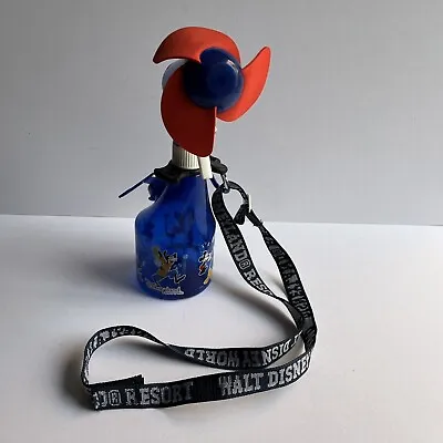 Walt Disney World - Disney Parks - Misting Water Spray Bottle Fan & Lanyard • £16