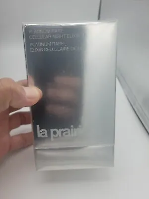 La Prairie Cellular Serum 0.67 Oz Platinum Rare Night Elixir .67 (20 Ml) AUTHENT • $710