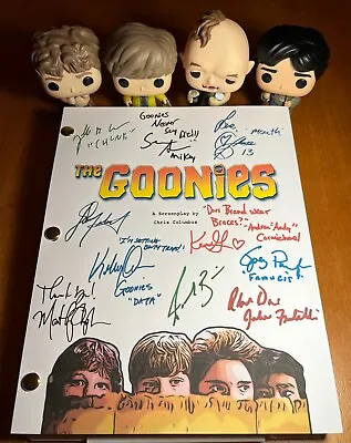 The Goonies Script Cast-Signed- Autograph Reprints- Sent From Astoria!  136 Pgs • $24.99