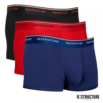 Underwear Men's Boxer Shorts Trunk 1-Pack Breathable Soft Micro Modal SizeXS-XL • £7.99