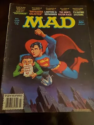 MAD Magazine #208 (July 1979) Cover: Superman • $8