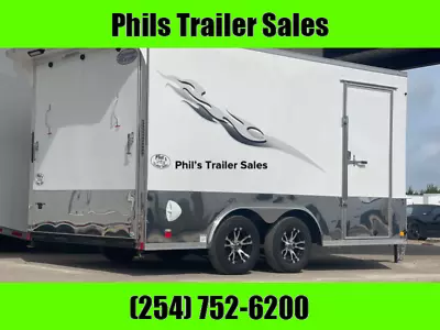 $13999 • Buy 2023 Continental Trailers NEW 85X16 V-NOSE MOTORCYCLE TRAILER UTV ENCLOSED T 16.