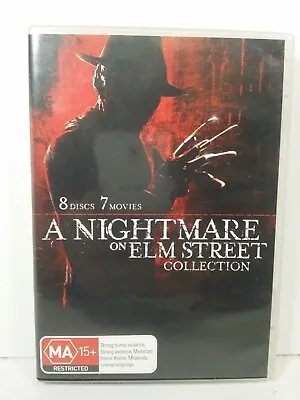 A Nightmare On Elm Street Collection (8xDvd Region 4 PAL) All 7 Movies • £15.51