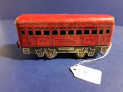 Vintage MARX O Gauge Bogota 245 Pullman  Litho Passenger Car Joy-line Coupler 4 • $19.99