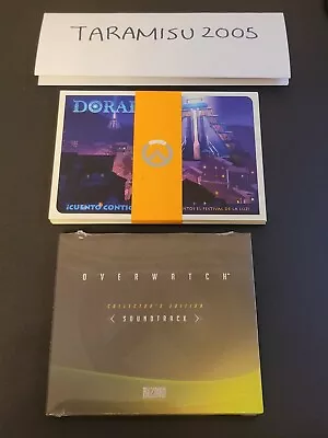 $50 • Buy Overwatch Collector's Edition Official Soundtrack NEW/SEALED + Postcards Set
