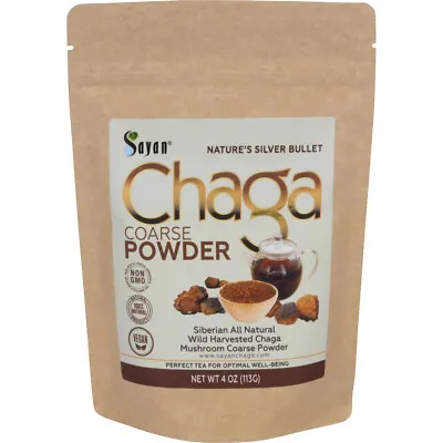 Chaga Mushroom Powder Tea Siberian All Natural Wild Harvested 4oz • $19.95