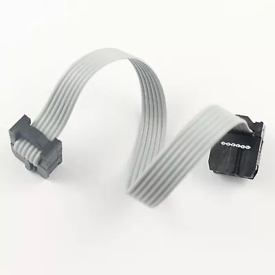 1Pcs 2.54mm Pitch 2x3 Pin 6 Pin 6 Wire Extension IDC Flat Ribbon Cable L= 15CM • $0.98