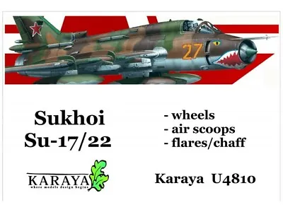 1/48 Karaya U4810 Sukhoi Su-17/22 Exterior Set Resin Detail Set • $9.95