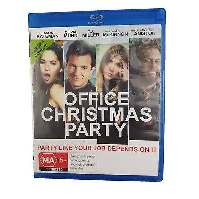 Office Christmas Party (Blu-ray 2016) Comedy Jason Bateman Olivia Munn VGC • $20