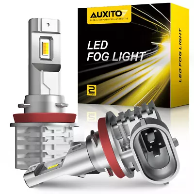 Auxito H11 H8 H9 LED Fog Light Bulbs Switchback Yellow White Dual Color H16 JP • $25.99