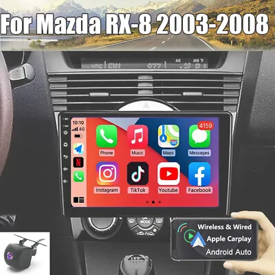 9'' For 2003-2008 Mazda RX-8 Android 13 Carplay Car Radio Stereo GPS Navi Player • $135.11