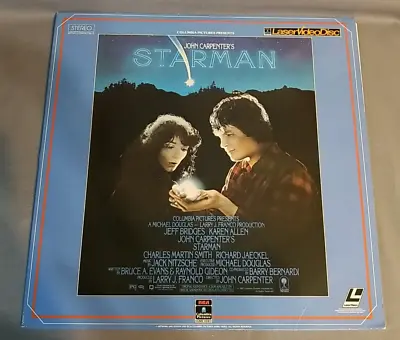 John Carpenters STARMAN Laserdisc Jeff Bridges Excellent Condition Tested • $5.49