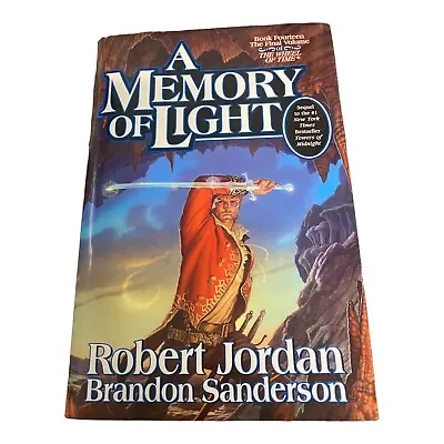 Wheel Of Time - Robert Jordan A Memory Of Light 1st Edition First Print • $52.50