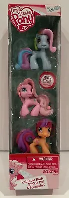 NEW My Little Pony Ponyville 3 Pack - Rainbow Dash Pinkie Pie Scootaloo Hair NIB • $16