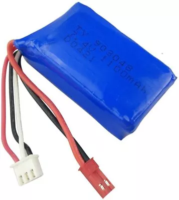 $24.99 • Buy 7.4V 1100mah Lithium Battery For WLtoys A949 A959 A969 A979 S989 V912 T23 T55 F4