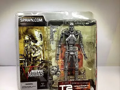 McFarlane Toys Movie Maniacs T-800 ENDOSKELETON T2 New In Box TC222/3 • $34.50