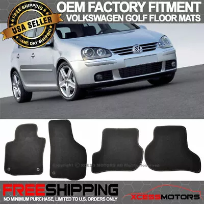 Fits 06-09 Volkswagen Golf Rabbit GTI OE Factory Fitment Floor Mats Carpets • $43.88