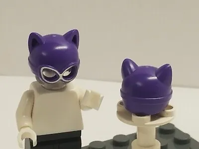 LEGO Cat Mask With Silver Goggles Helmet Motorcycle Catwoman WOMAN  ~~  ROAR ~~ • $6.48