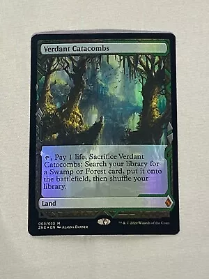 MTG FOIL Verdant Catacombs Zendikar Rising Expeditions Magic The Gathering • $51.99