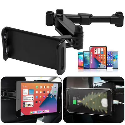 Car Back Seat Headrest Mount Tablet Holder Universal For IPad IPhone GPS Phone • £8.99