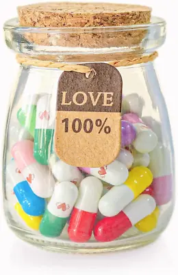 Message In A Bottle Gifts For Boyfriend Love Capsules In A Glass Bottle Cute Lov • $10.58