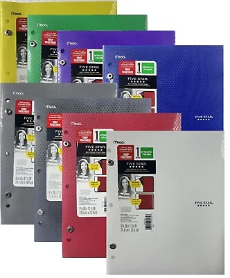 Mead Five Star  Attach-A-Folder Snap Together Multiple Colors Folders NEW SAVE!! • $3.99