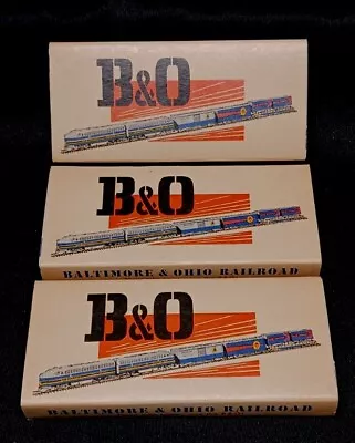   Vintage B & O Railroad Matchbook Covers W/ 4 Books In 1  Cover  New Unused • $17.99