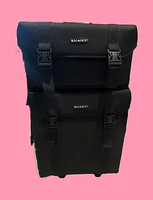 SHANY Makeup Artist Soft Rolling Trolley Cosmetic Case Makeup Travel Bag • $350