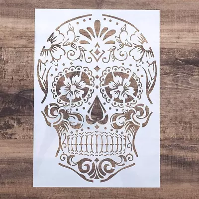 DIY Decorative Stencil Template For Painting On Walls Furniture Crafts (Skull4) • $7.06