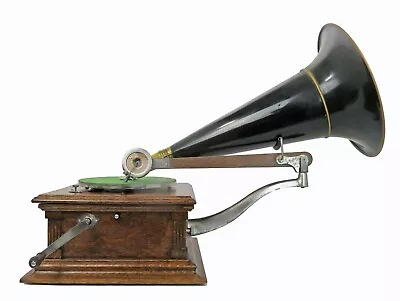 Early Victor E Front Mount Horn Phonograph - Restored • $1450