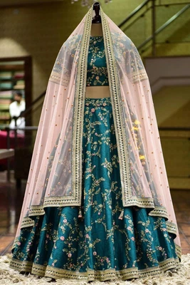 $64.99 • Buy Bollywood Wedding Heavy Velvet Indian Lehenga Choli Party Ethnic Lengha Choli