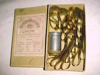 CINEMATOGRAPHEN  -  Circa 1900  -  GERMAN VIEWER And FILM - MINT BOXED • $65